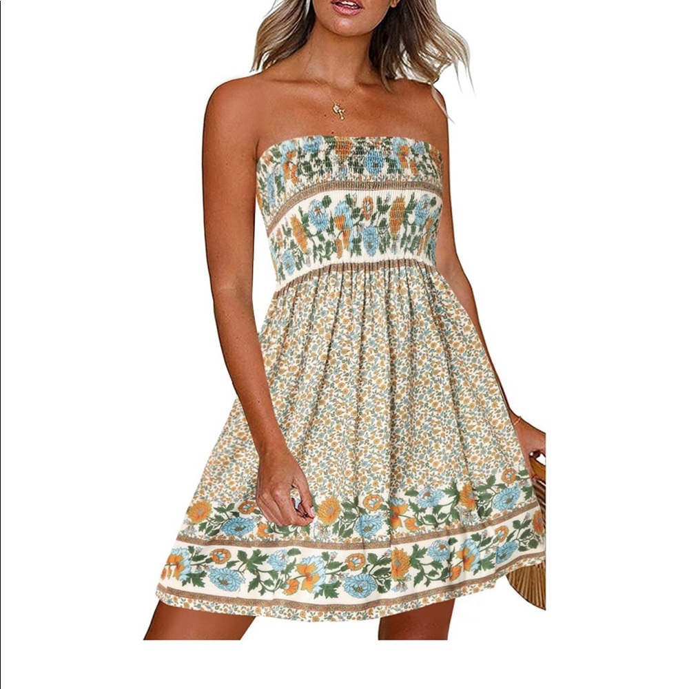 Strapless dress